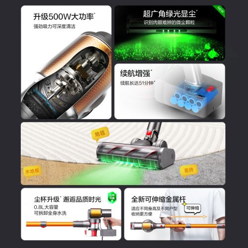 小狗无线吸尘器家用大吸力除螨吸尘机T20 Pro
