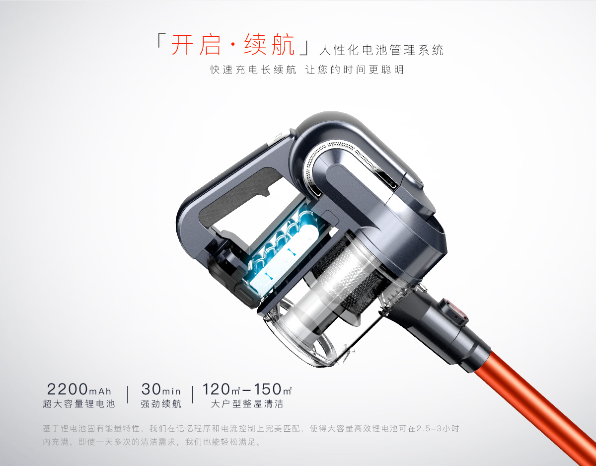 小狗家用超静音吸尘器 推杆手持无线便携式充电车用迷你小型d32t